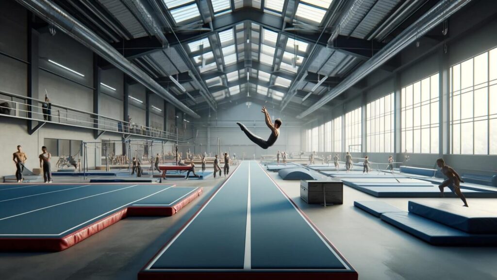 Airtrack gymnastik