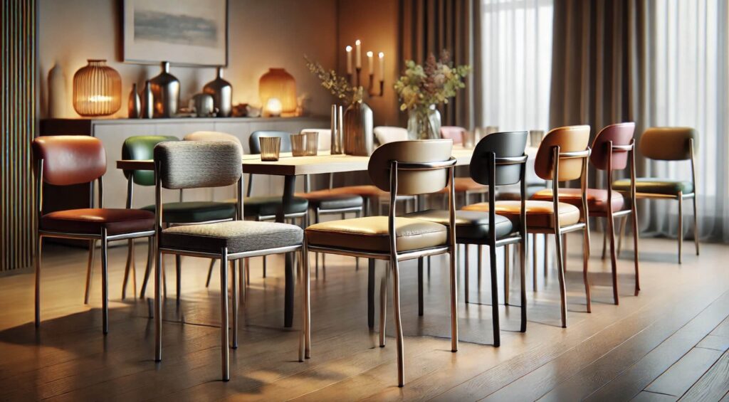 designer stole til et plankbord