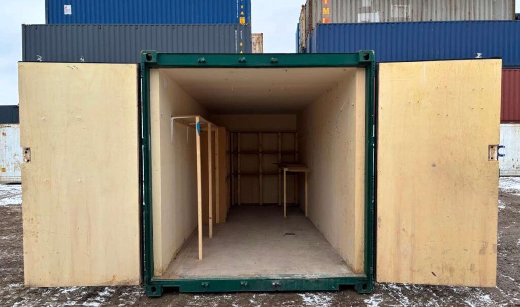 eksempel på en isoleret container